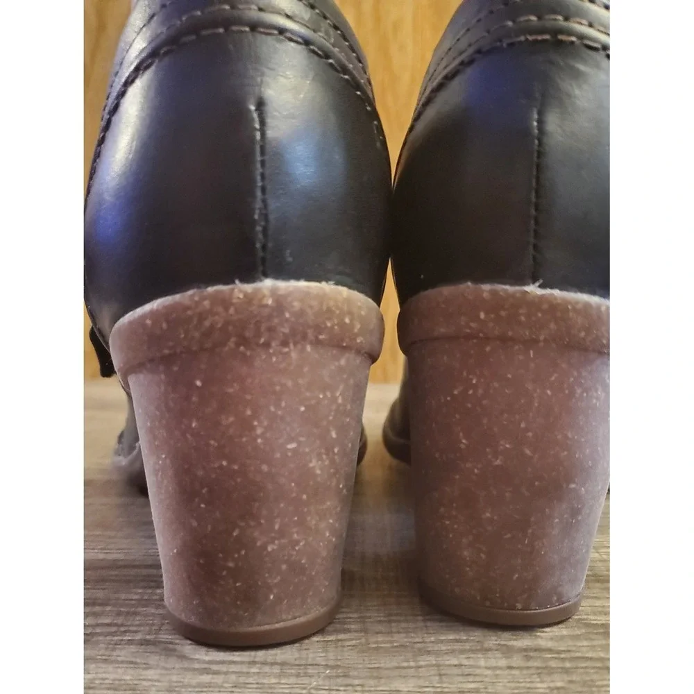 Clarks Carleta‎ Prato Mary Jane Heeled Shoes Women's Size 9 Black